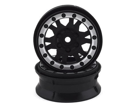 Pro-Line Impulse 1.9" Bead-Loc Wheels (Black/Silver) (2) (PRO276913)