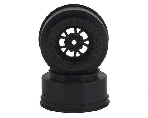 Pro-Line Pomona Drag Spec Rear Drag Racing Wheels (2) w/12mm Hex (Black) (PRO277603)