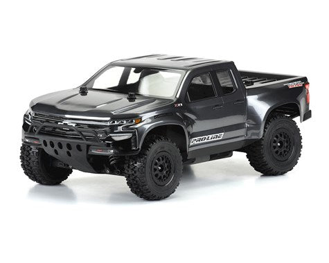 Pro-Line  2019 Chevy Silverado Z71 Trail Boss True Scale Short Course Body (Clear) (Slash/SC10/Pro-2) (PRO351200) Horizon Hobby