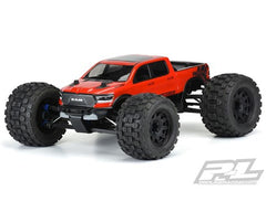 Pro-Line 2020 Ram Rebel 1500 Pre-Cut Monster Truck Body (Clear) (Kraton 6S) (PRO353617)