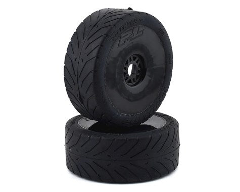 Pro-Line Avenger HP Belted Pre-Mounted 1/8 Buggy Tires (2) (Black) (S3) (PRO9069243) Amain Hobbies