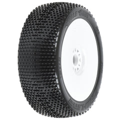 Pro-Line 1/8 Hole Shot 2.0 S3 Front/Rear Buggy Tires Mounted 17mm White (2) (PRO9041233)