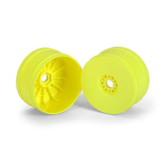 Pro-Line 1/8 Velocity Front/Rear 17mm Buggy Wheels (4) Yellow (PRO270202)