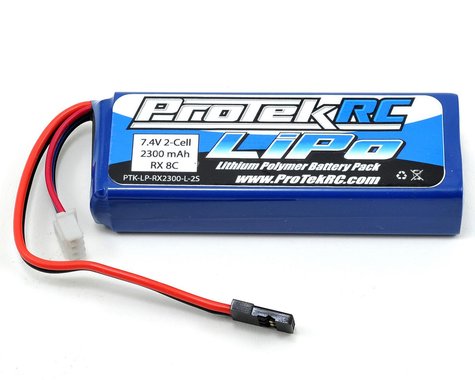 ProTek RC LiPo Receiver Battery Pack (7.4V/2300mAh) (Mugen/AE/8ight-X) (PTK-5196)