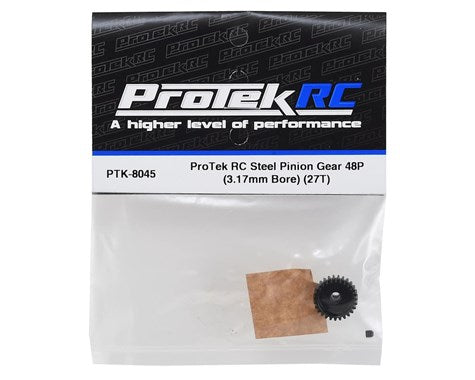 ProTek RC Lightweight Steel 48P Pinion Gear (3.17mm Bore) (27T) (PTK-8045)