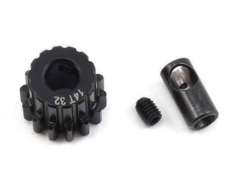 ProTek RC Steel 32P Pinion Gear w/3.17mm Reducer Sleeve (Mod .8) (5mm Bore) (14T) (PTK-8057) Amain Hobbies