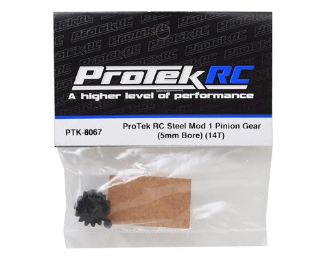 ProTek RC Steel Mod 1 Pinion Gear (5mm Bore) (14T) (PTK-8067) Amain Hobbies