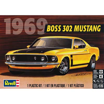 Revell 1/25 '69 Boss 302 Mustang (RMX854313) Horizon Hobby