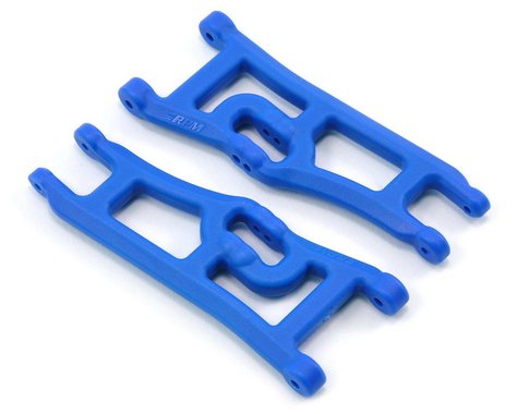 RPM Wide Front A-Arms, Blue: Traxxas Rustler, Stampede 2WD (RPM70665)