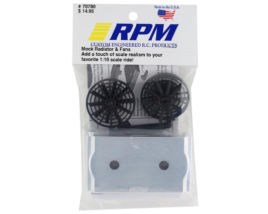 RPM 1/10 Scale Mock Radiator & Fans (RPM70780)