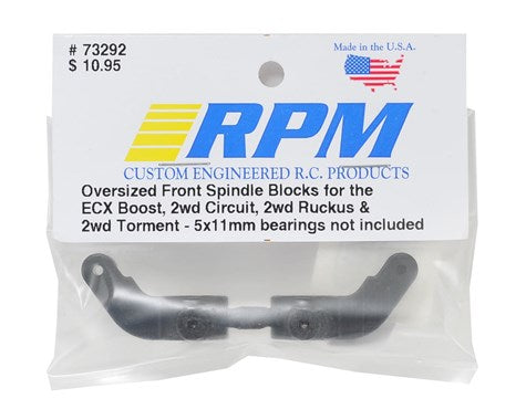 RPM ECX Front Spindle Steering Blocks (Black) (RPM73292)