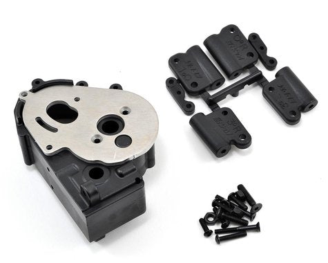 RPM Hybrid Gearbox Housing & Rear Mounts (Black) (RPM73612)