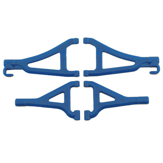 RPM Front Up/Low A-arms, Blue: 1/16 ERV (RPM80695)