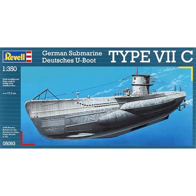 Revell Germany 1/350 U-Boot Typ VIIC (RVL05093)