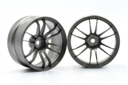 Reve D Drift Wheel UL12 (GUNMETAL, Offset 6, 2pcs) (RW-UL12M6)