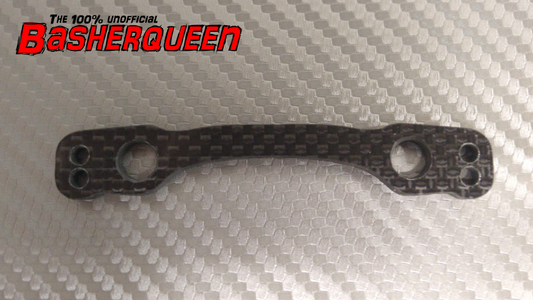 Basherqueen Carbon Fiber Steering Rack Ackermann Plate Arrma 6S Series (BQNA340060)