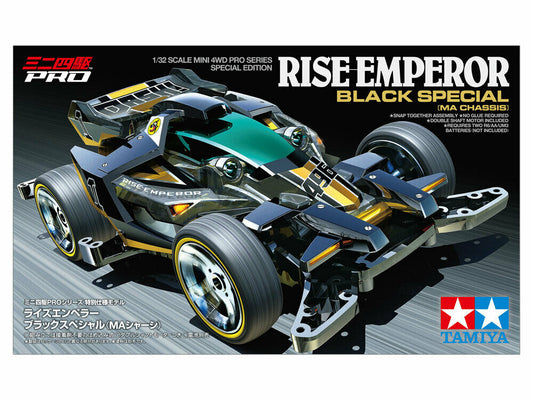 Tamiya 1/32 Mini 4WD Special Project Rise Emperor Black Special (MA Chassis) (TAM95574)