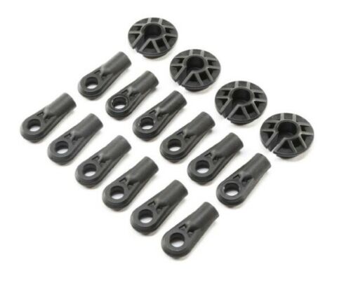 LOSI 1/6 Super Baja Rey Shock and Rod Ends, Spring Cups (12) (LOS254034)