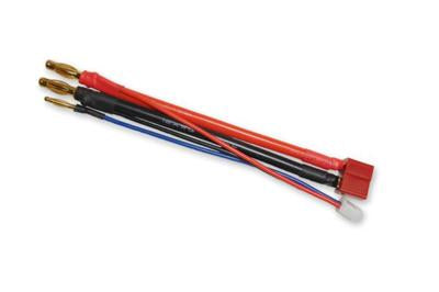 Balance Adaptor for LiPo 2S with Deans/ 4mm/2mm Connector 14AWG, 22AWG