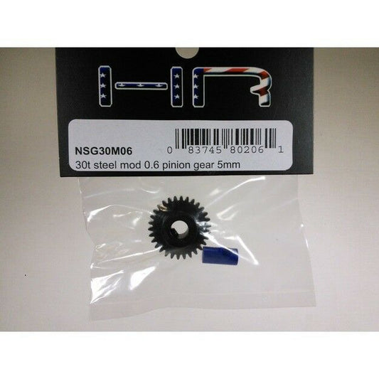 Hot Racing 30t Steel Mod 0.6 Pinion Gear 5mm (NSG30M06) Hobby Etc