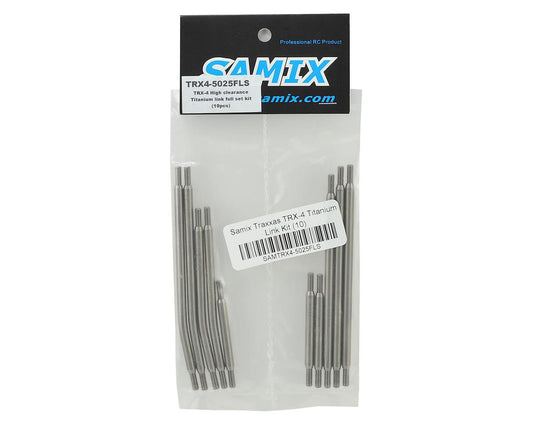Samix Traxxas TRX-4 324mm Titanium High Clearance Link Kit (10) (SAMTRX4-5025FLS) Amain Hobbies