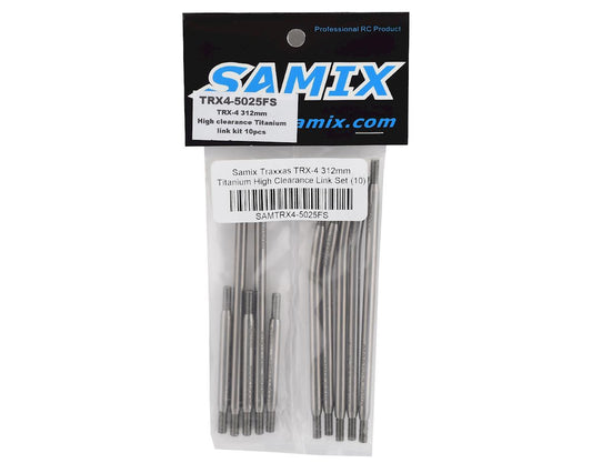 Samix Traxxas TRX-4 312mm Titanium High Clearance Link Set (10) (SAMTRX4-5025FS) Amain Hobbies