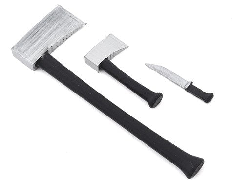 Scale By Chris Woodsman Multi Pack w/Axe, Hatchet & Buck Knife Amain Hobbies