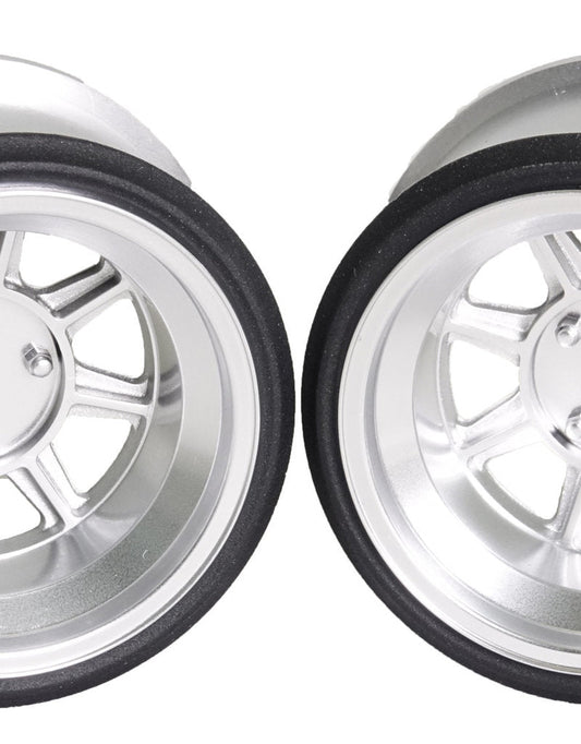 V16D Hayashi Street offset 9mm Aluminum Silver Scale Speed