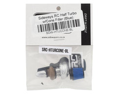 Sideways RC Scale Drift Half Turbo w/Cone Filter (Blue) (SDW-HTURCONE-BL) Amain Hobbies