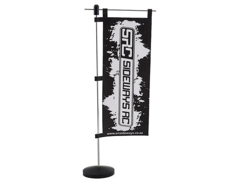Sideways RC Scale Drift Pit Flag (Black) SDW-PITFLAG-B