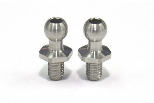Reve D: SPM TITANIUM ROD END BALL S (4.3mm, SCREW LENGTH 4.5MM, 2 PIECES) (RT-006SA)