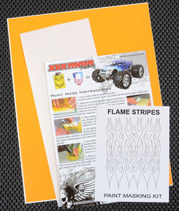 XXX Main Racing Flame Stripes Paint Mask (M040L)