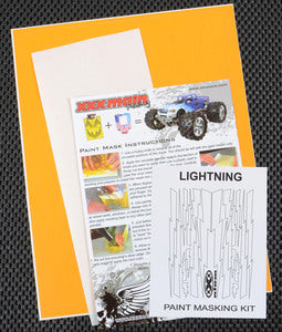 XXX Main Racing Lightning Bolts Paint Mask (XXXM010L)