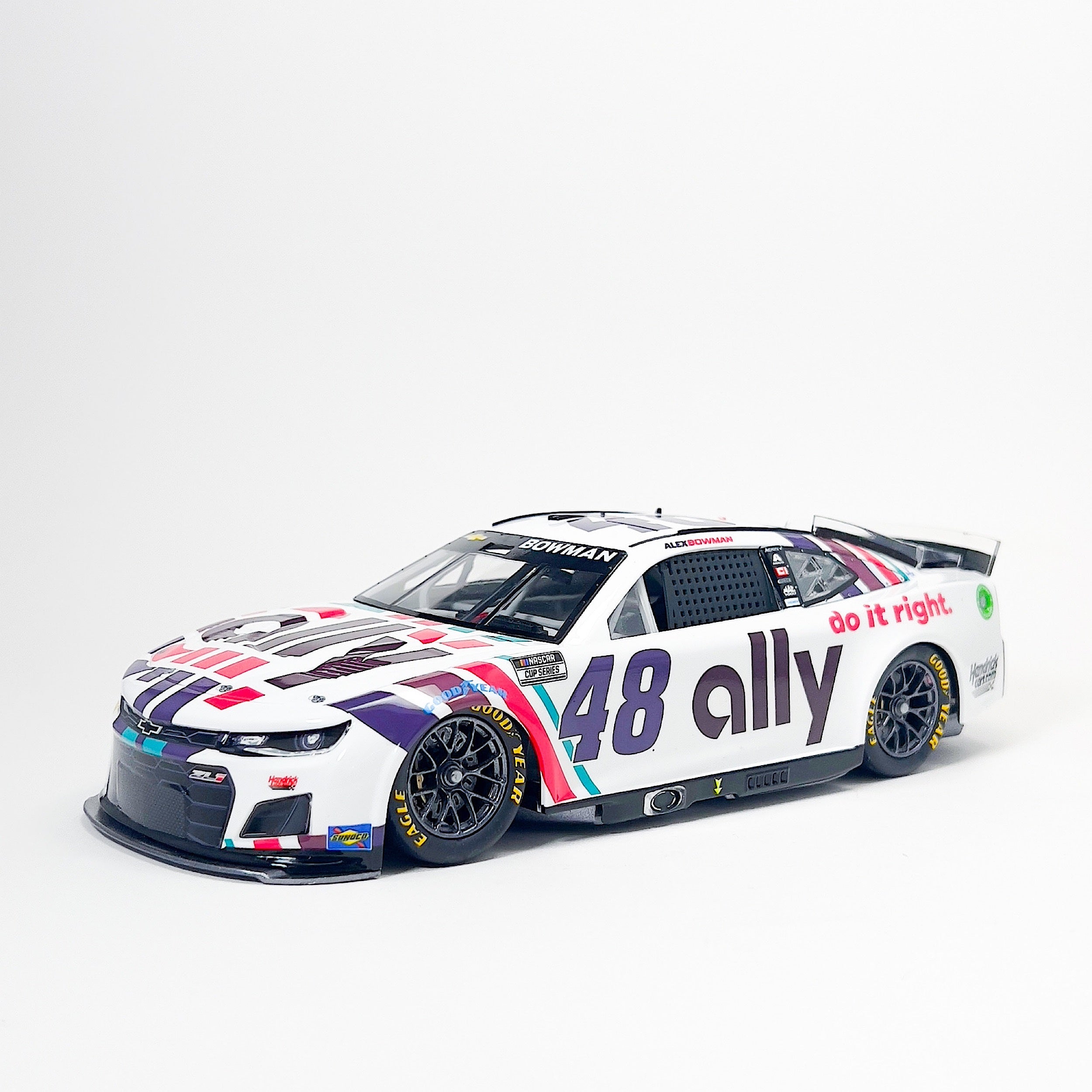 Salvino's JR Models 1/24 Hendrick Motorsports Alex Bowman 2022 Camaro Plastic Model Car Kit (SJMHMC2022ABP) HRP