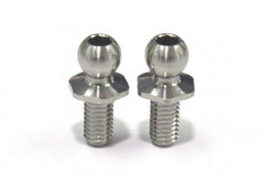 Reve D SPM Titanium Rod End Ball Short Neck (4.3mm, Screw Length 6.0MM, 2 Pieces) (RT-006SNA) Vertex RC