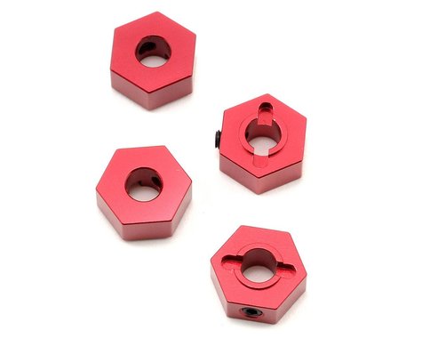 ST Racing Concepts 12mm Aluminum Hex Adapters (Red) (4) (Slash 4x4) SPTST1654R