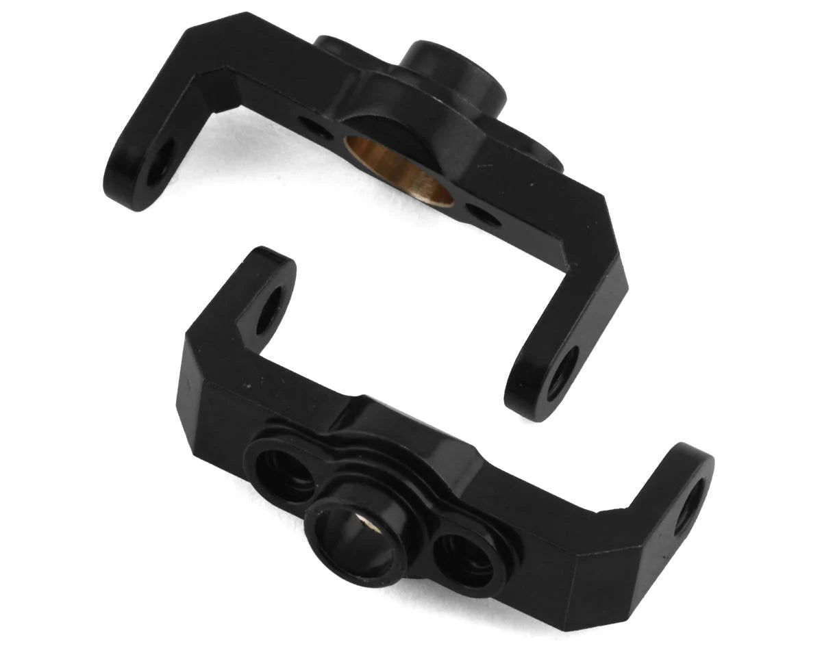 ST Racing Concepts Traxxas TRX-4M Brass Front Caster Blocks (2) (Black) (SPTST9732CBR)