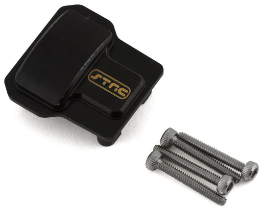 ST Racing Concepts Traxxas TRX-4M Brass Differential Cover (Black) (SPTST9738DBR)