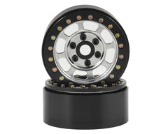 SSD RC Trail 1.9" Steel Beadlock Crawler Wheels (Silver) (2) (SSD00079)