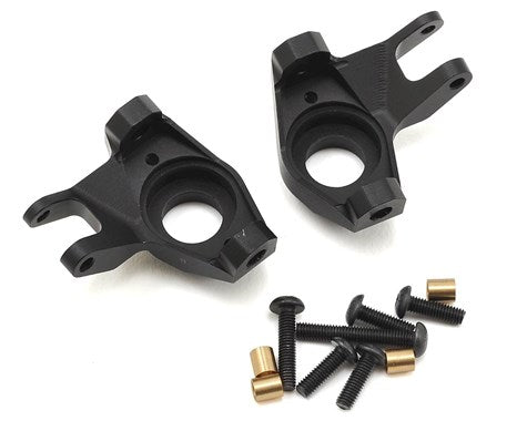 SSD RC SCX10 II Pro Aluminum Knuckles (Black) (SSD00144)
