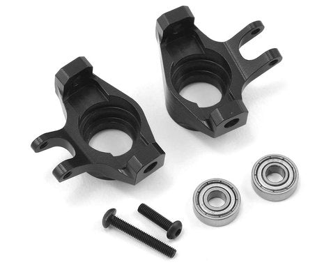 SSD RC HD D60 Knuckles (Black) (2) (AR60 Axle) (SSD00184) Amain Hobbies