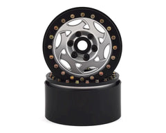 SSD RC 1.9” Champion Beadlock Wheels (Silver/Black) (SSD00246)