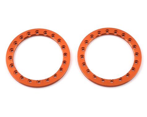 SSD RC 1.9” Aluminum Beadlock Rings (Orange) (2) (SSD00356) Amain Hobbies