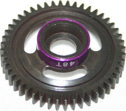 Hot Racing Steel Spur Gear (48t)(Purple) - 1/16 Traxxas (SVXS848)