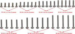 Hot Racing M1.4 Round head screw set 35 pieces scx 24 (HRASXTF14SS)