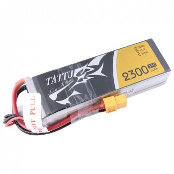 Tattu 2300mAh 45C 3S1P Lipo Battery Pack with XT60 Plug