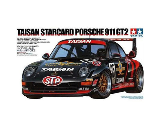 Tamiya 1/24 Taisan StarCard Porsche 911 GT2 Model Kit (TAM24175)