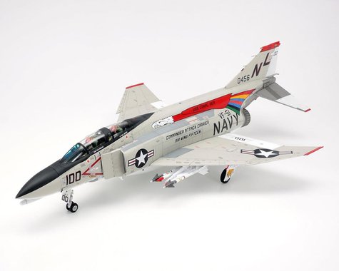 Tamiya 1/48 McDonnell Douglas F-4B Phantom II Model Jet Kit (TAM61121) Horizon Hobby