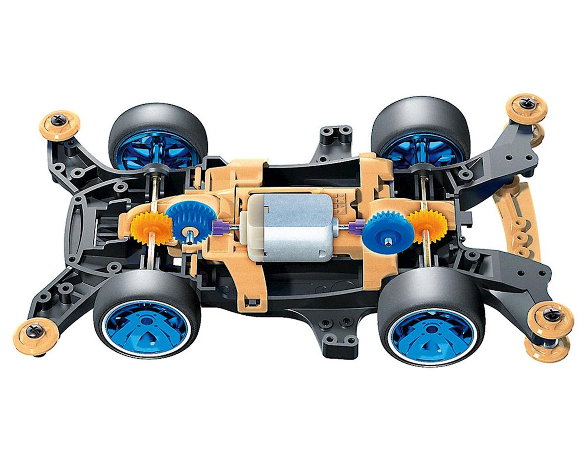 Tamiya 1/32 JR Shooting Proud Star Blue Mini 4WD Kit (TAM95573) Amain Hobbies