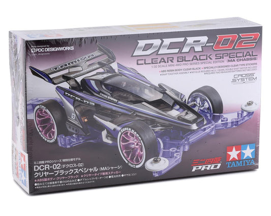 Tamiya 1/32 JR DCR-02 Clear Black Special MA Chassis Mini 4WD Kit (TAM95604)